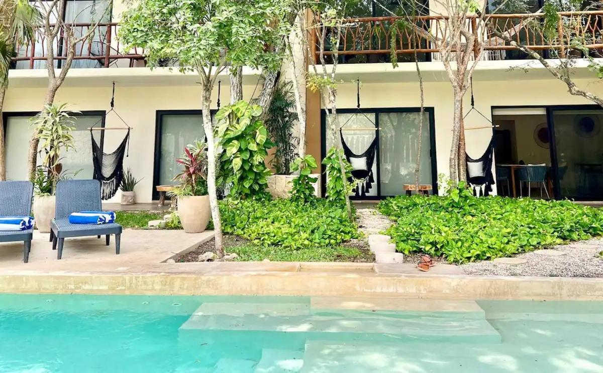 Suit Next To The Common Top Roof Exclusive Building Kingsize Bed 2 Super Pools, Gym, Grill トゥルム エクステリア 写真