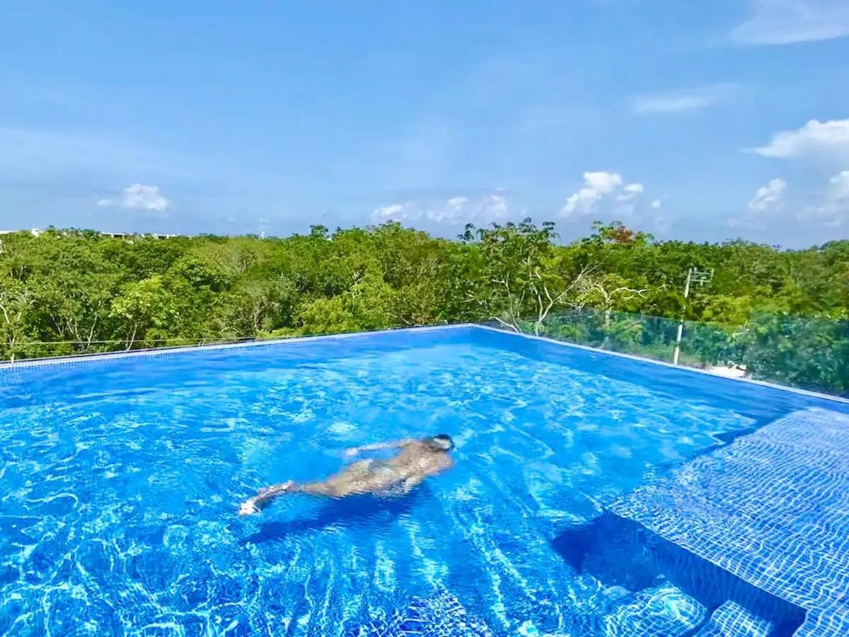Suit Next To The Common Top Roof Exclusive Building Kingsize Bed 2 Super Pools, Gym, Grill トゥルム エクステリア 写真